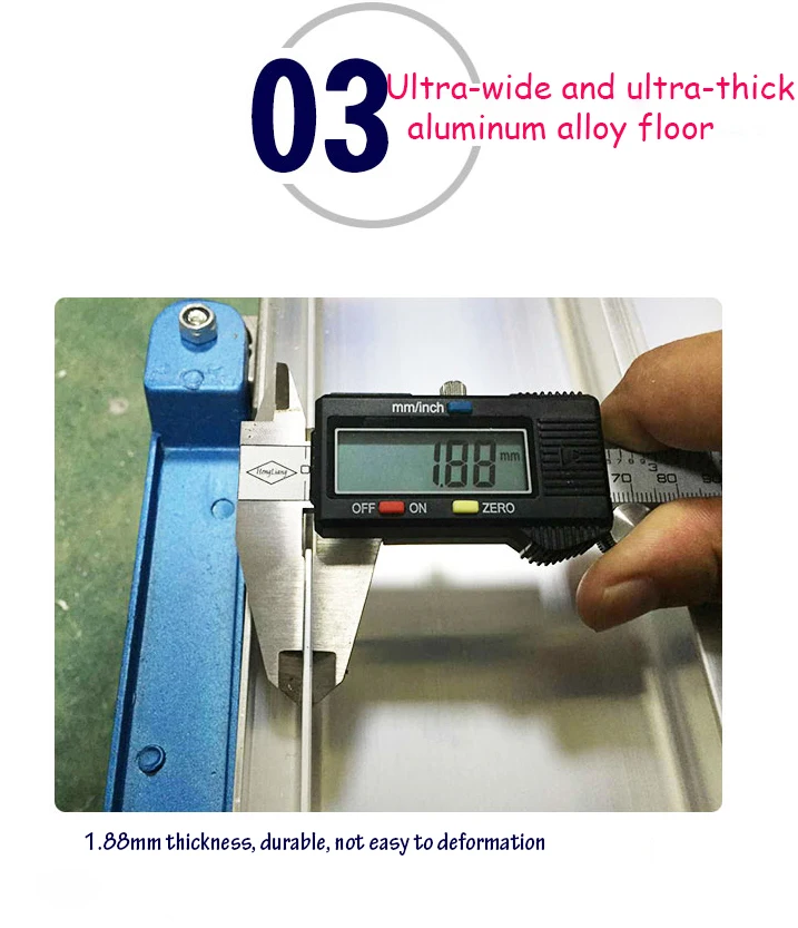 Infrared Tile Cutting Machine Laser Dual Track Manual Tile Cutting Machine Floor Push Broach Cutting Knife KH-800
