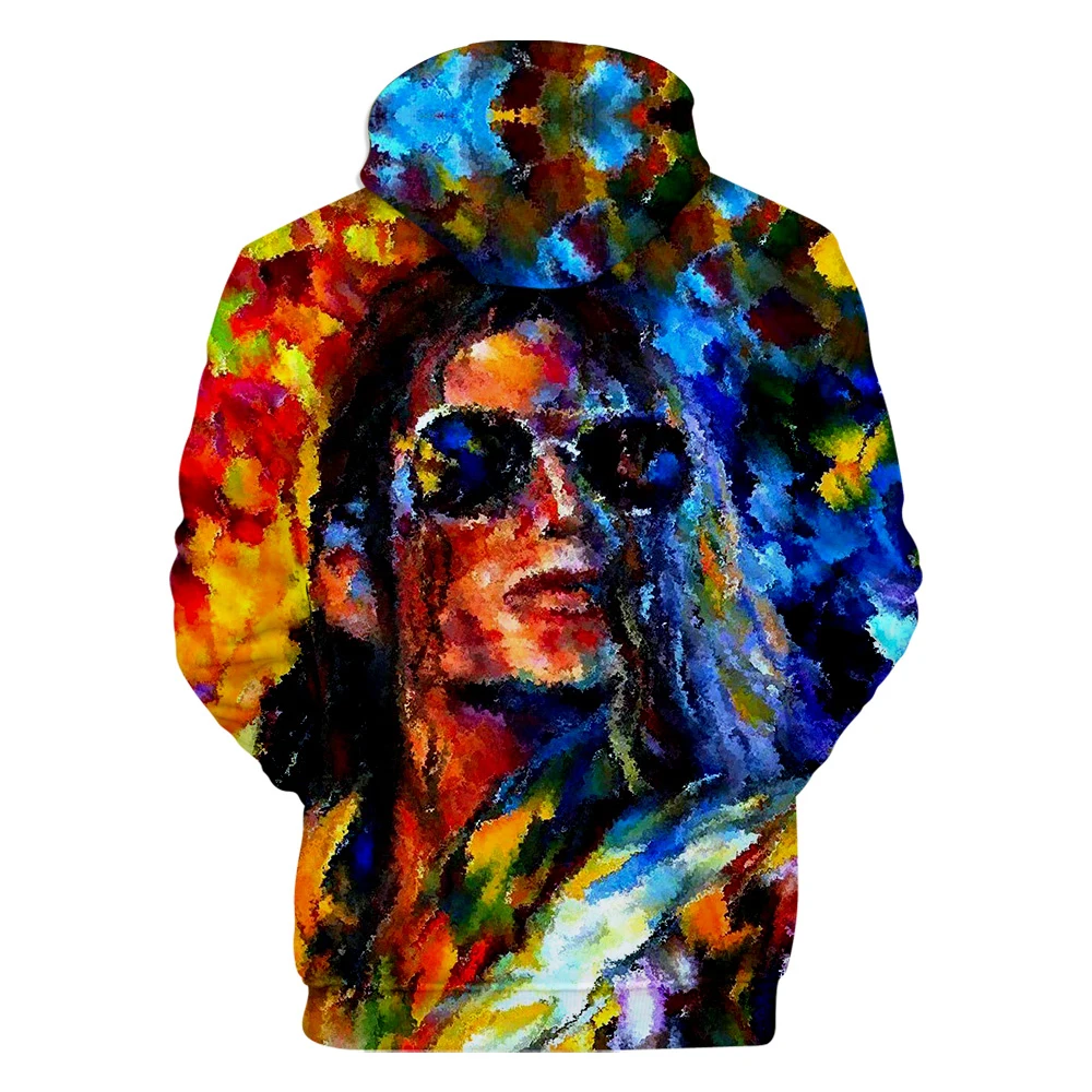 Michael Jackson Hooded Sweatshirt Male pullover Keep warm Hoody Singer Michael Jackson Hip Hop Harajuku Men Streetwear