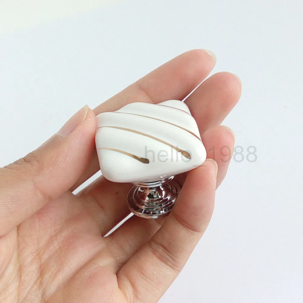 32 мм Белая Квадратная золотая линия ящик для шкафа шкаф мебель ручка шкафчика