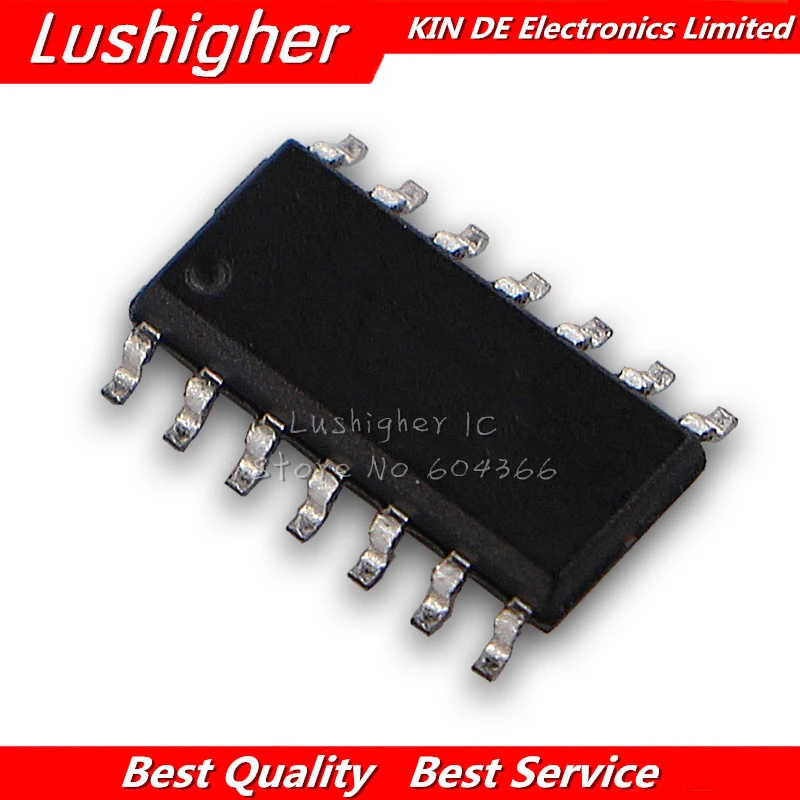 10PCS HEF4093BT SOP-14 HEF4093 4093 SOP14 Logic Device Chip New Original | Электронные компоненты и
