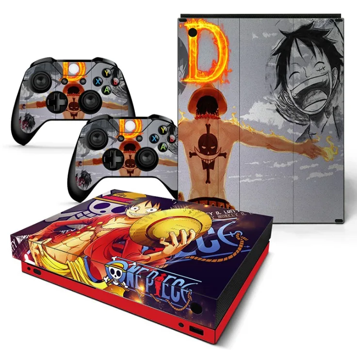 Красивая цельная самоклеящаяся пленка для Microsoft Xbox One X Skin наклейки консоль+ 2 шт контроллер защитный чехол