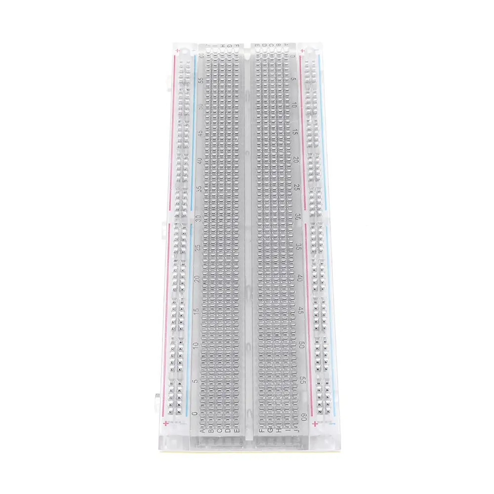 MB-102 MB102 прозрачный Макет 830 беспаечная контактная макетная плата развиваться "сделай сам"