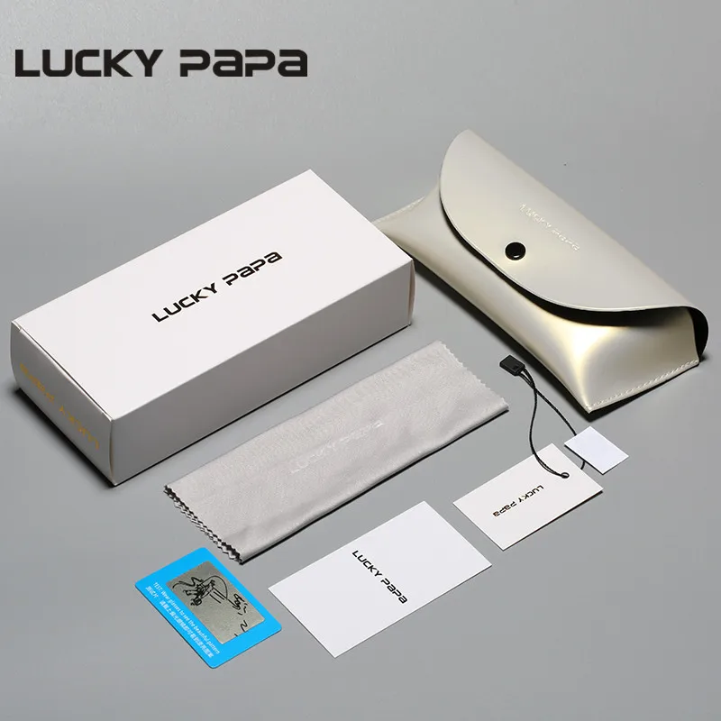 Lucky папа Branded градиентные поляризованные Женский бабочка Солнцезащитные очки для