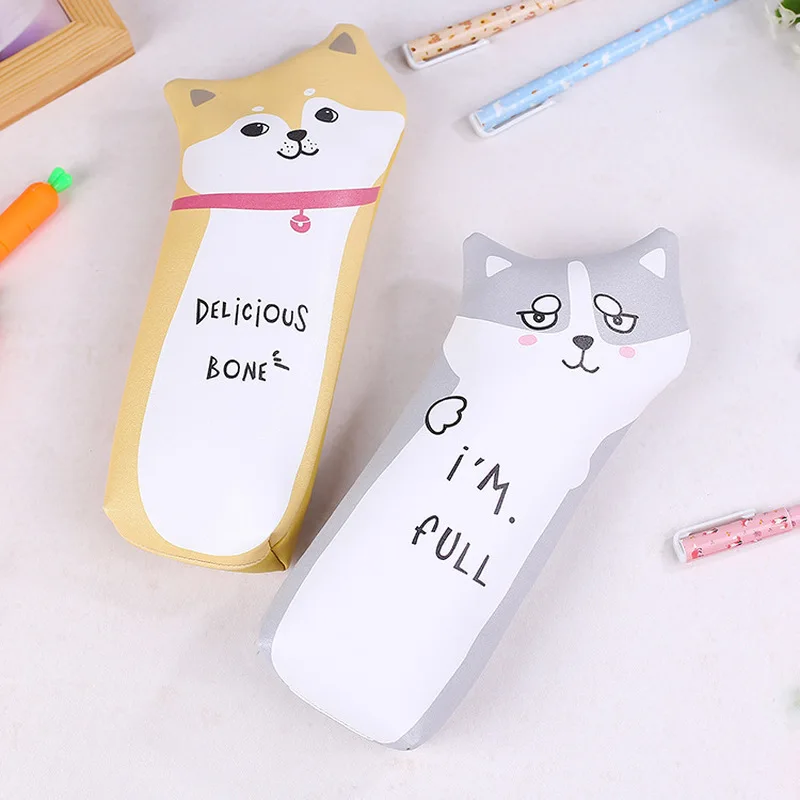 Pipi Dog маленький свежий пенал Студенческая женская сумка большого размера