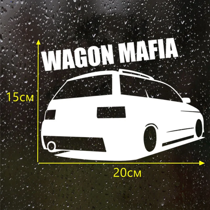 CK2387#15*20см наклейки на авто wagon mafia 2111 водонепроницаемые машину наклейка для