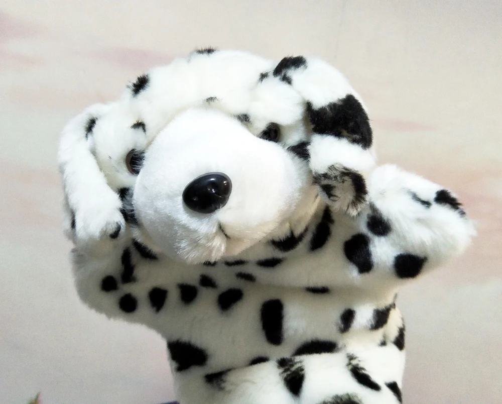 Детская пятнистая собака плюшевая набивная кукла игрушки Рождественский