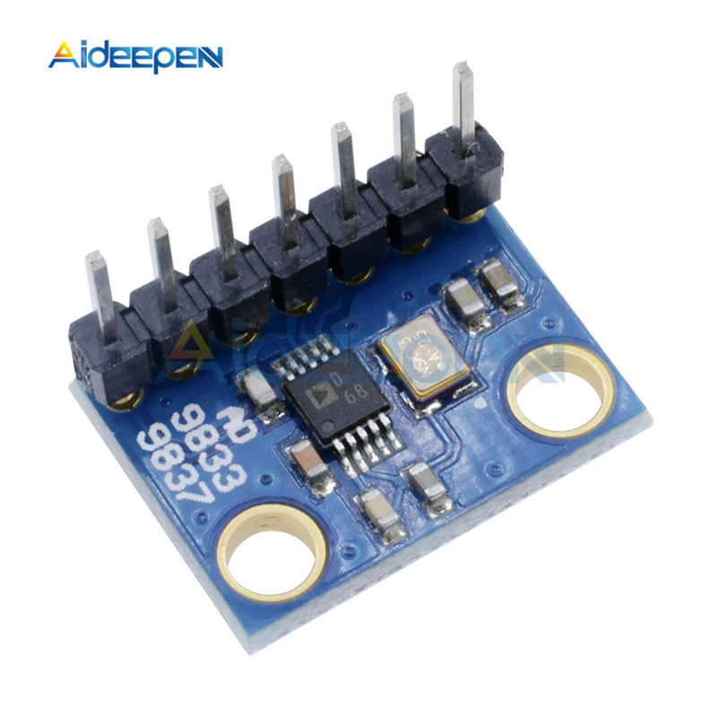 DC 2,3 V-5,5 V AD9833 программируемые микропроцессоры последовательный интерфейс модуль Синусоидальная квадратная волна DDS генератор сигналов Модуль синий
