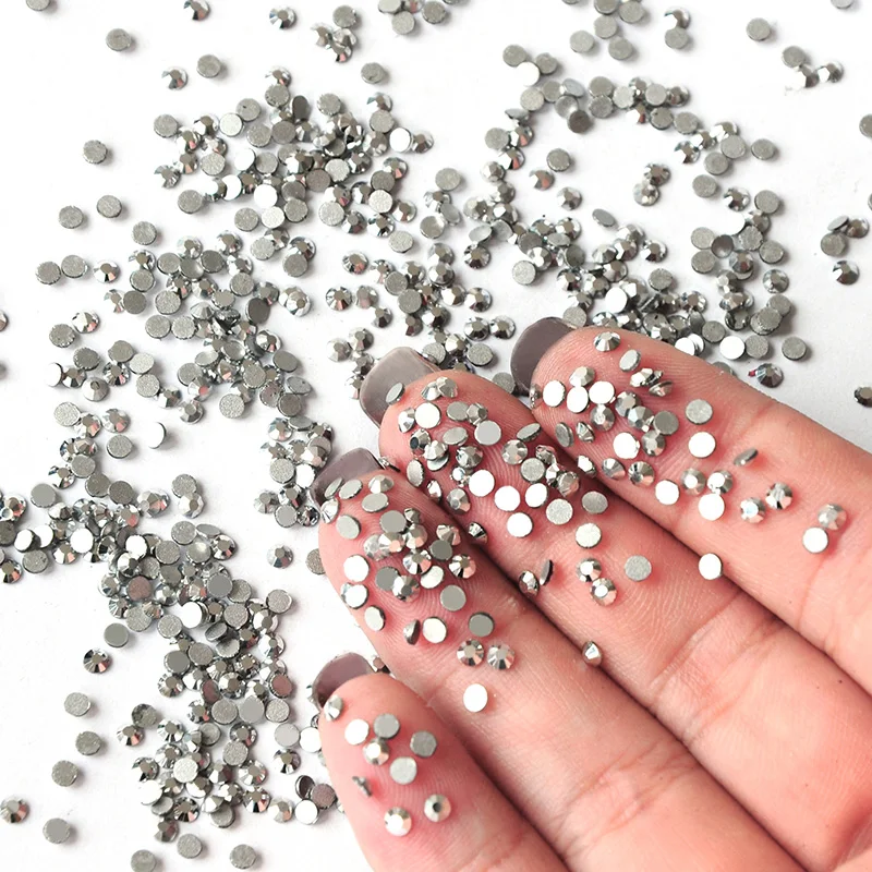 Glitter Rhinestones Mix Colors Crystal AB SS3-SS20 Non Hot Fix FlatBack Strass Sewing Fabric Garment Nail Art DIY Rhinestone | Красота и