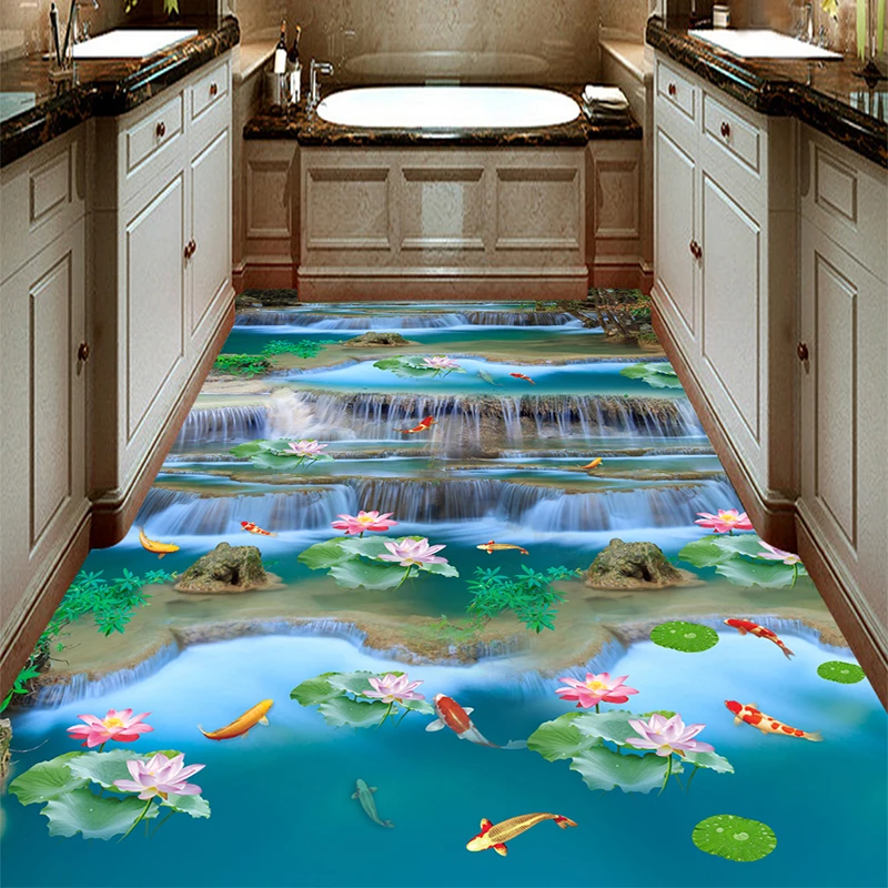 Фотообои 3D водонепроницаемые водостойкие водопады реки | Обустройство дома