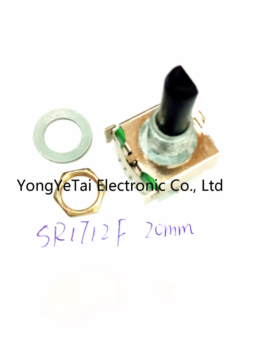 SR1712F поворотный переключатель диапазонов 4 зубчатых вала длиной 20 мм два ряда 10Pin