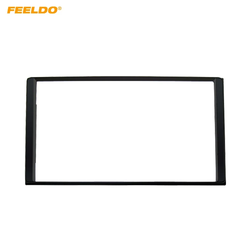 Двойная Рамка FEELDO Din 173X98mm для автомобильного DVD-радио фасциа KIA Fiesta 2006 рамка
