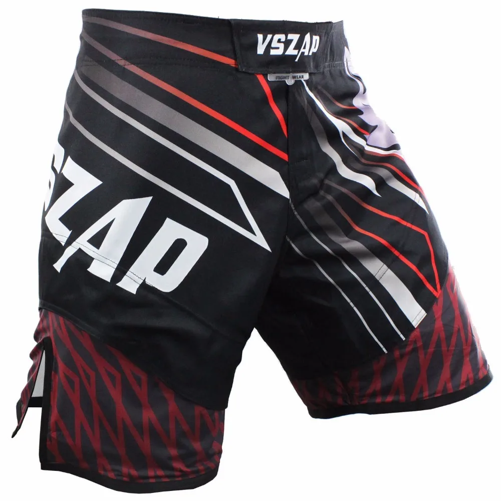 VSZAP 2018 боксерские трусы MMA Muay Thai шорты с принтом для ММА короткие борьбы полиэстер