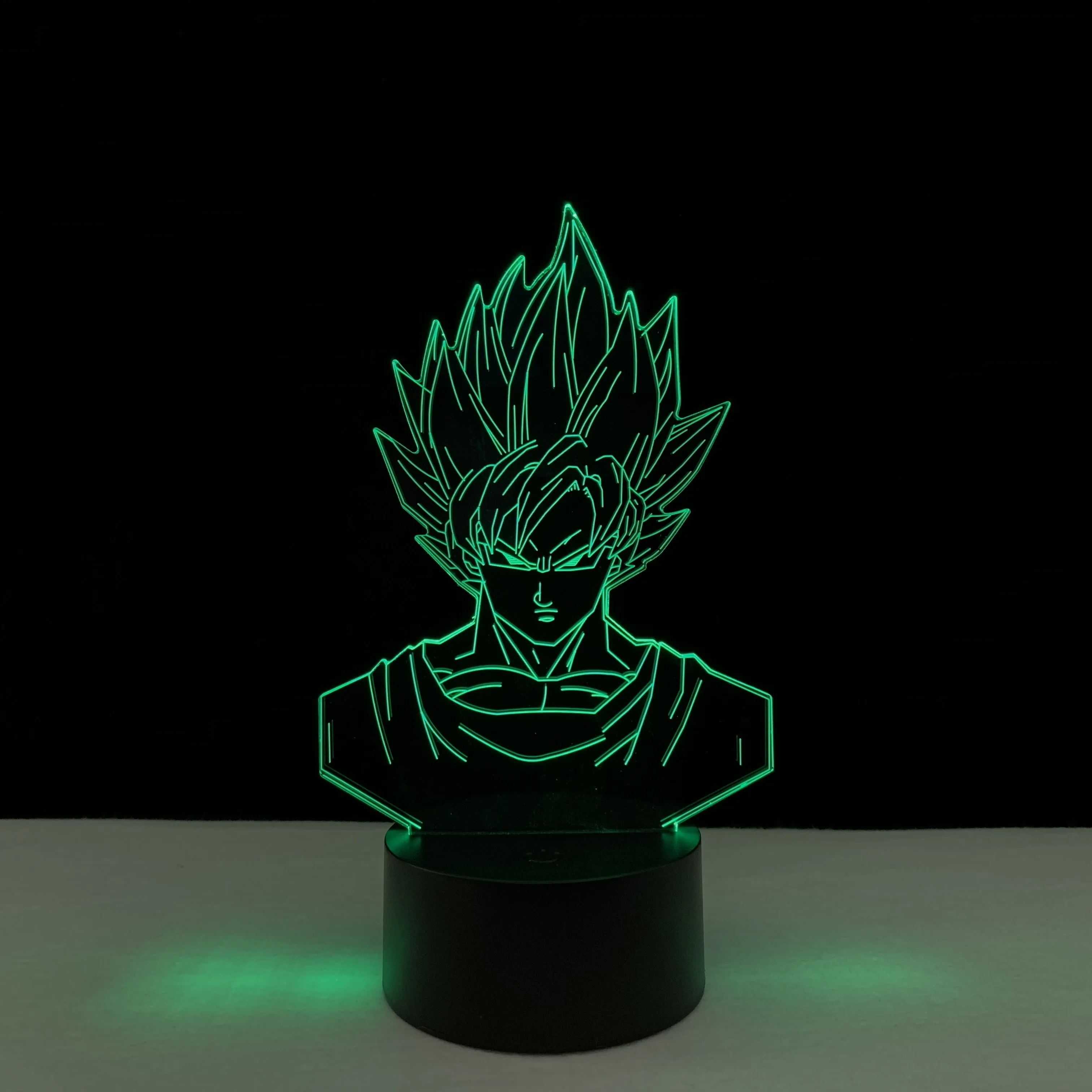 Drgon Z мяч 3D лампа Saiyan Goku Cacarot Janpese светодиодный LED многоцветный детский подарок на день рождения спальня декоративный ночник настольная