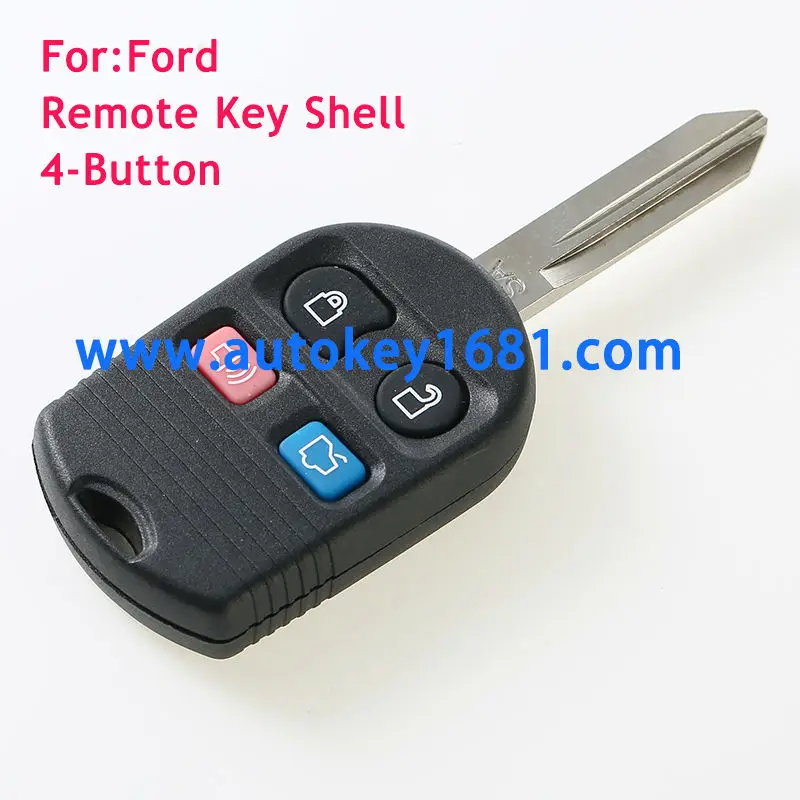 4 кнопки дистанционного ключа оболочки для FORD LINCOLN MERCURY Чехол Fob | Автомобили и