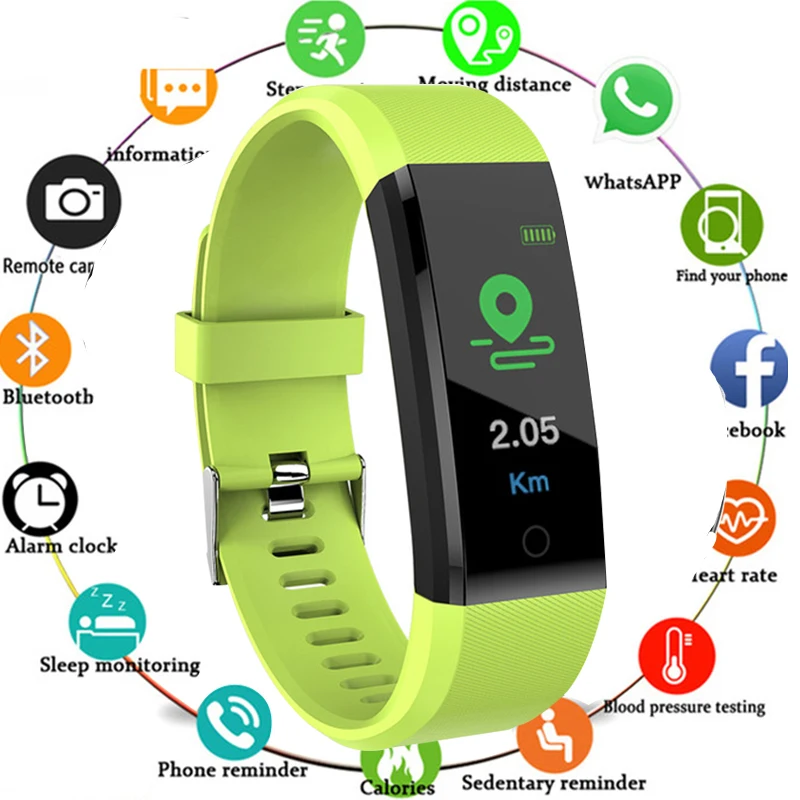 Новинка 2019 спортивные Смарт часы для мужчин женские фитнес трекер смарт браслет