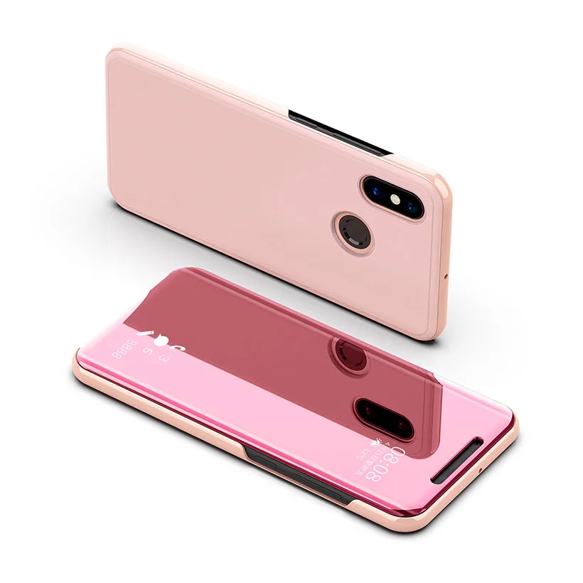 04 Чехол Smart mi rror для Xiaomi mi 8 Lite чехол для Xiaomi mi Max mi x 2 3 Note 3 mi 5C mi A1 mi 6 6X mi 8 SE mi 9 Pocophone F1 - Цвет: 04