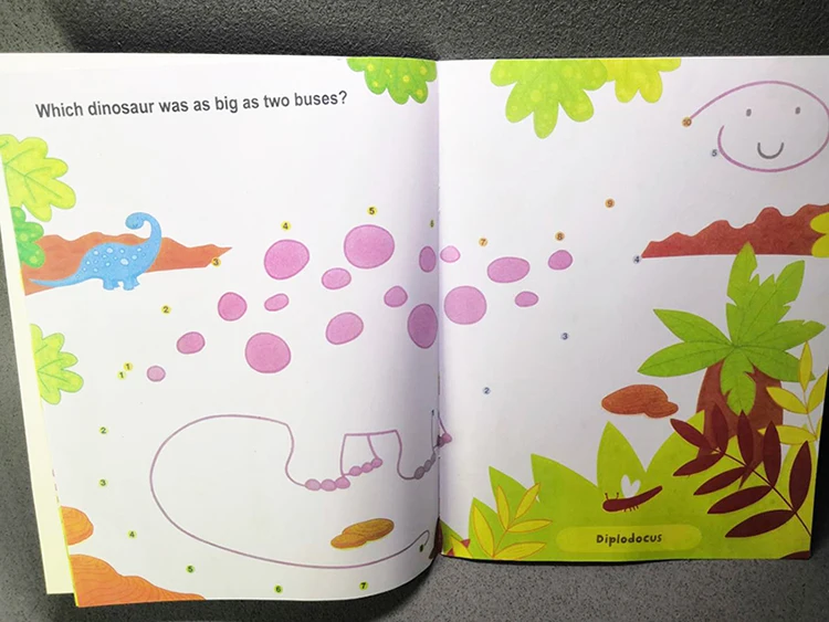 Дети учиться рисовать книги с наклейками с персонажами из мультфильмов для детей раскраски Животные динозавр грузовик-экскаваторы для детского сада