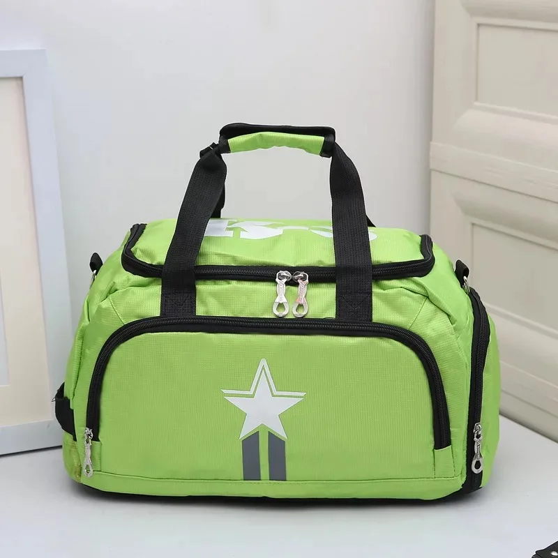 Green Small Большая вместительная нейлоновая спортивная сумка, сумка для спортзала для мужчин и женщин, для фитнеса, для путешествий, тренировок, упражнений, сумки-мессенджеры для спорта WX073 - Цвет: Green Small