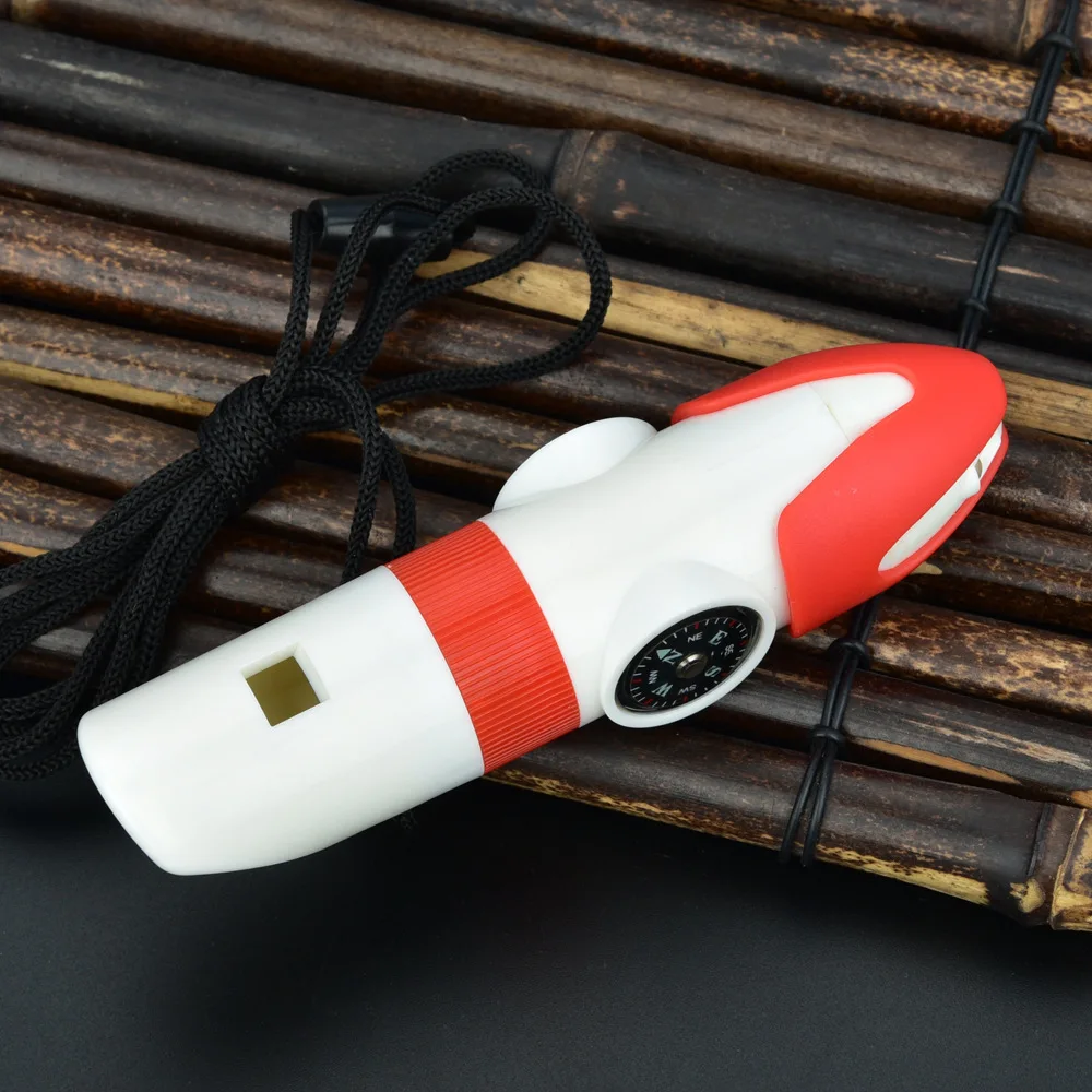 

Seven-in-one Whistle, Multi-function Compass, Survival Whistle, Outdoor Products