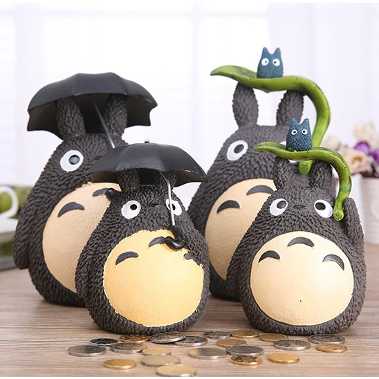 1 шт. мультфильм Хаяо Миядзаки Мой сосед Тоторо с зонтиком лист Кукла Смола