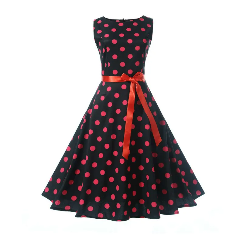 Женские летние платья винтажное платье пачка в ретро стиле большие размеры 50 S 60