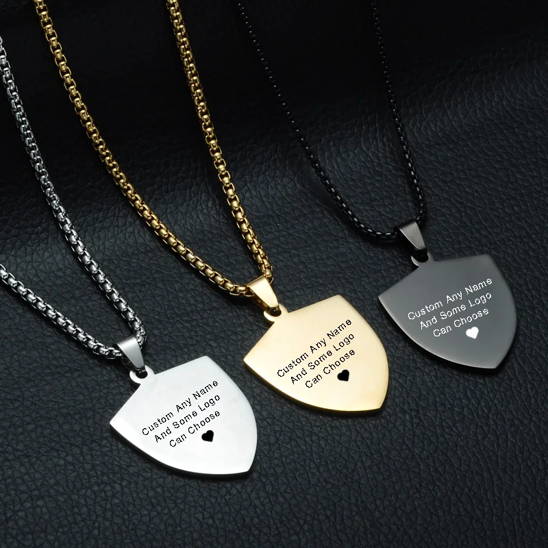 Выгравированное ожерелье индивидуальное имя собачья бирка из нержавеющей стали