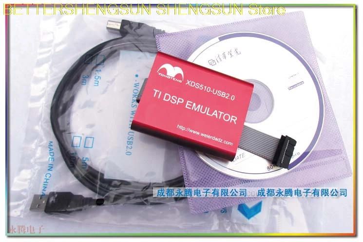 

TI XDS510 USB2.0 DSP Simulator CCS3.3 (Professional Edition) DSP Development Tool