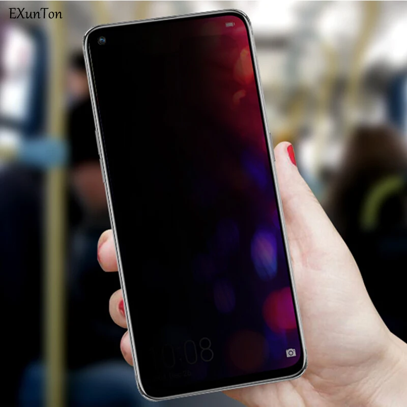 Закаленное стекло EXUNTON для Honor 20 Pro антишпионская Защитная пленка huawei