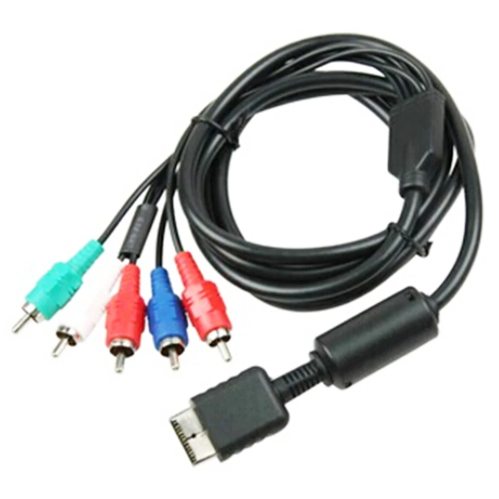 50 шт./лот 1 8 м 1080P компонент AV аудио Vedio HDTV кабель для Sony Playstation 2 3 PS3 PS2 PS1|hdtv component