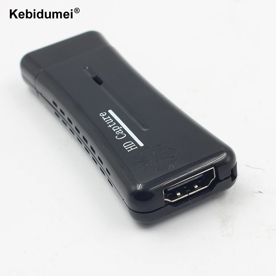Kebidumei Mini USB2.0 порт видеозахвата HD 1 способ HDMI 1080P видео Конвертация карты для ПК Sup порт s для Windows XP/Vista/7/8/10