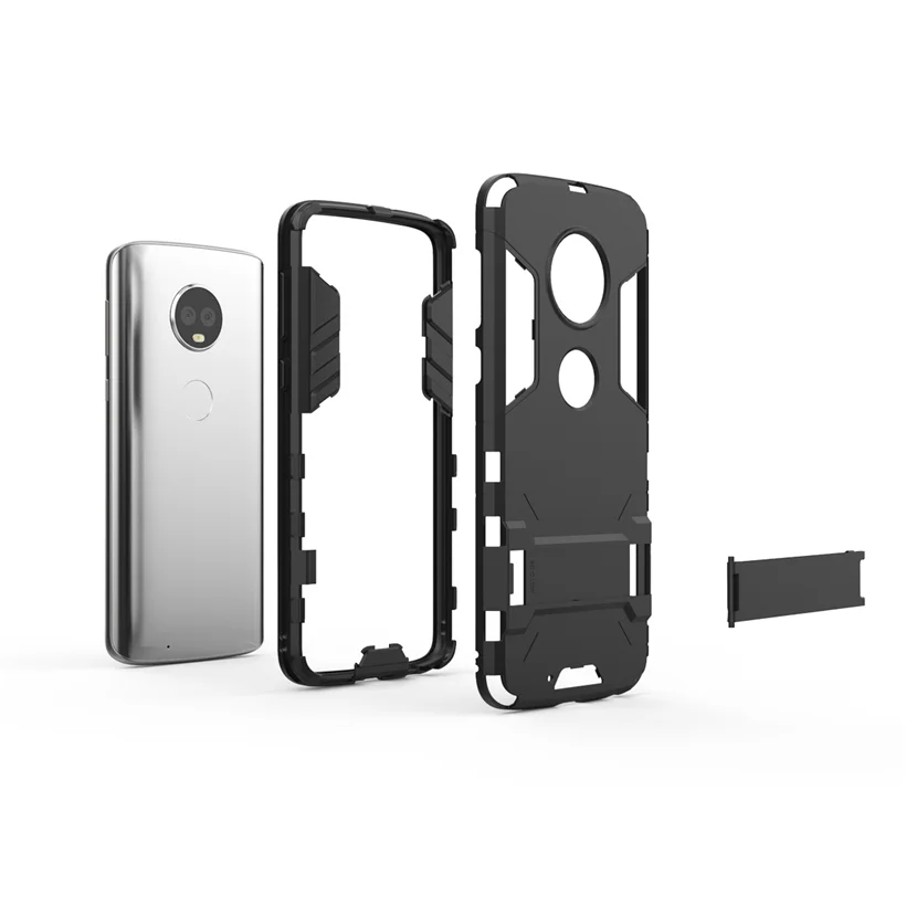 Чехол HEMASOLY для Moto G6 противоударный чехол G5S G5 Plus X4 M защитный Z2 Play сверхмощный ПК +