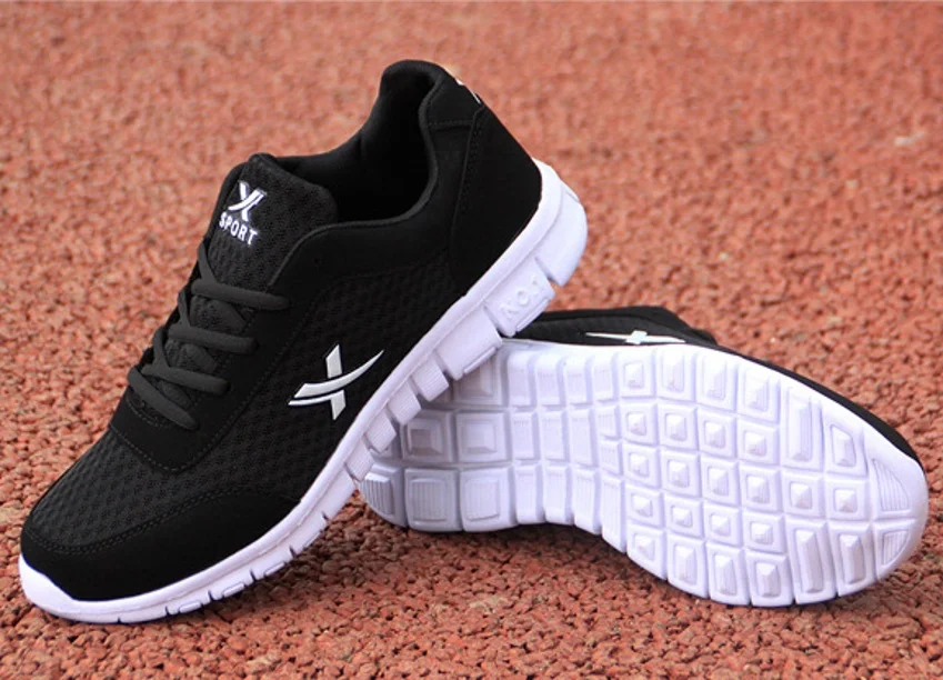 Мужская обувь новинка 2019 хит продаж дышащая Ультралегкая на шнуровке мужские