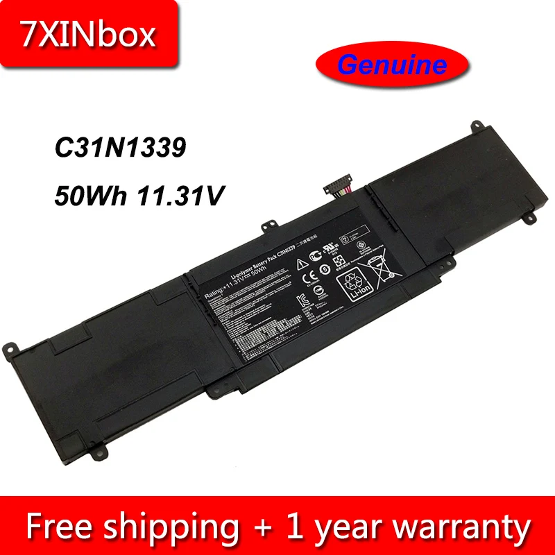 7XINbox 50Wh 11 31 V подлинный C31N1339 Аккумулятор для ноутбука ASUS ZenBook UX303L UX303LN TP300L TP300LA TP300LJ