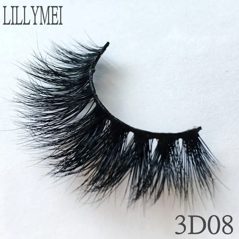 

IN USA 300pairs Mink Eyelashes 3D 100% Mink Hair Lashes Handmade Short Natural Make Up Eyelash Reusable Strip Lash Faux Cils