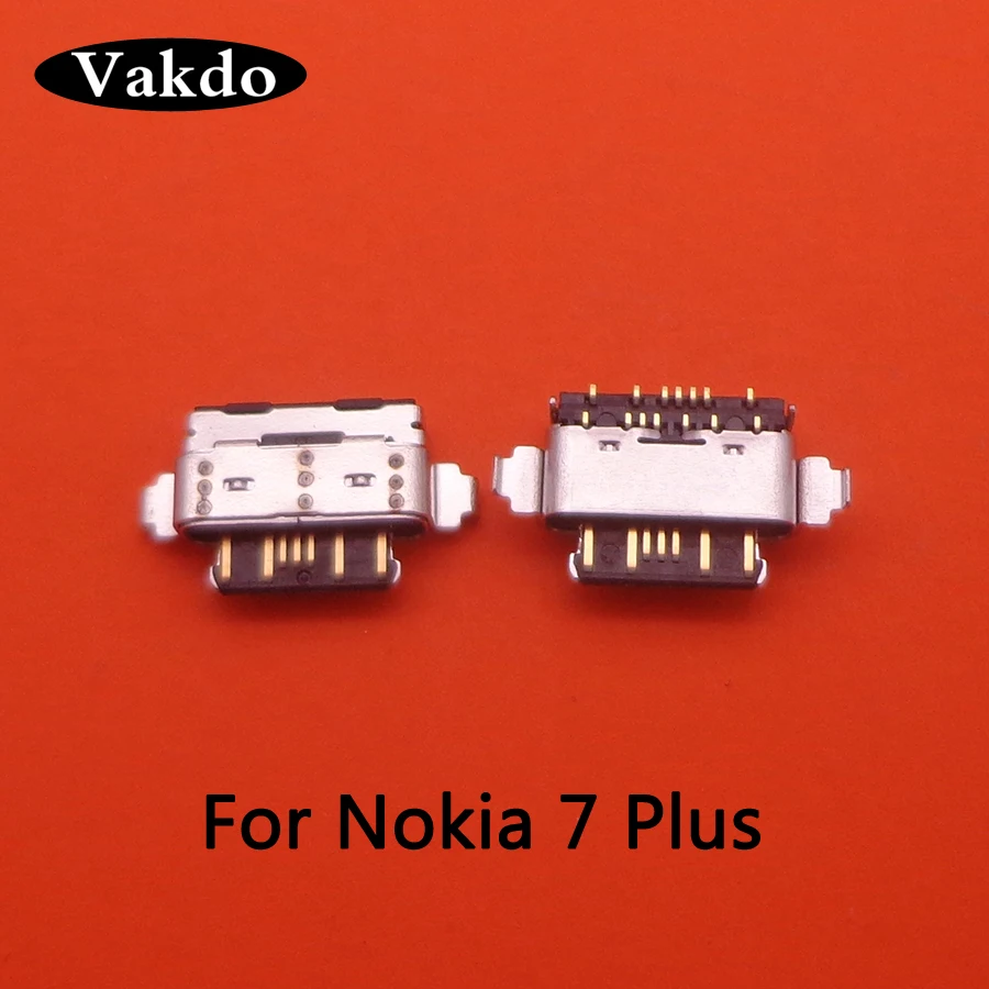 30 шт. для Nokia 7 plus + TA 1049 1055 1062 USB порт зарядки разъем док разъем|Шлейфы мобильных