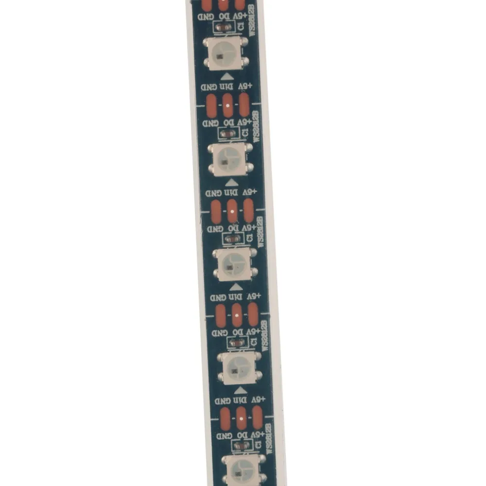 ICOCO 2017 WS2812B 5 М 5050 SMD цифровая 300 светодиодная полоса света адресуемого цвета DC5V