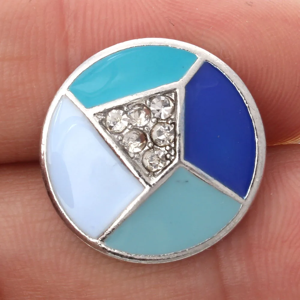 5 шт./лот новые кнопки для ювелирных изделий из горного хрусталя металлические 18