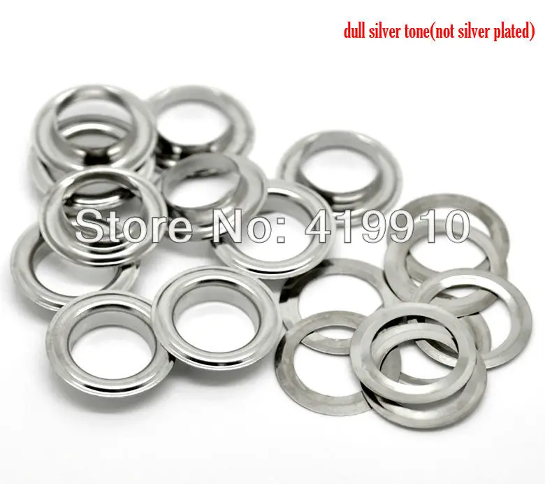 Бесплатная доставка 100 комплектов серебристых шнурков для обуви с люверсами 22 мм