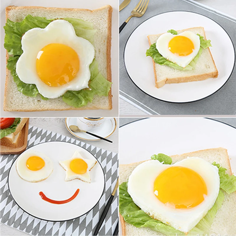 5 шт./компл. инструменты для яиц форма блинов в виде любимых цветов и звезд жарки