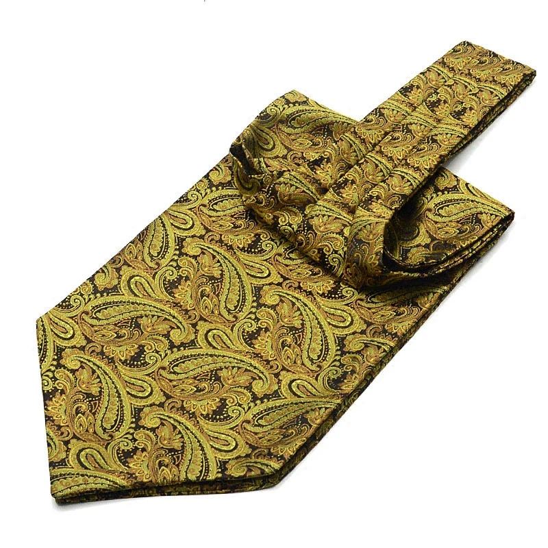 Мужской винтажный галстук для мужчин Ascot новинка 2017 Модные Тканые Галстуки