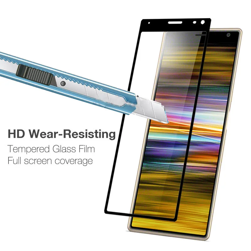 Закаленное стекло с полным покрытием для Sony Xperia XA3 XZ4 Защита экрана X A3 Z4 A 3 4 Z 3A 4Z