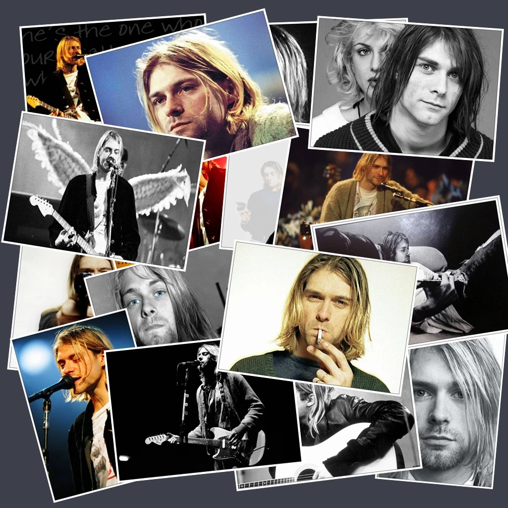 25 шт. Kurt Cobain стикер Музыка Набор наклеек для багажа дорожный Чехол для велосипеда ноутбука тетрадь Детская Игрушка Аниме наклейка s