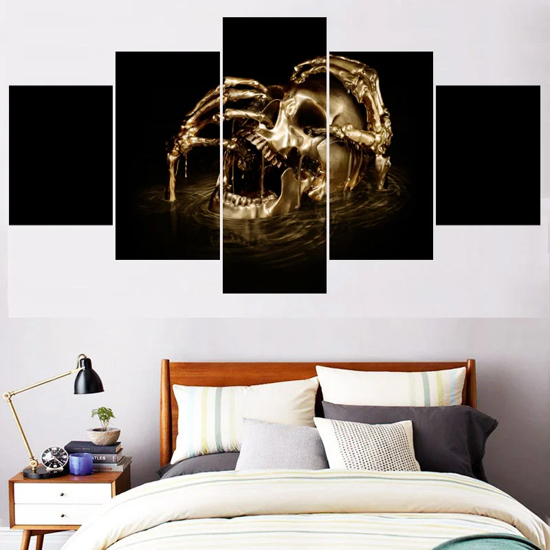 5 шт. новый дизайн настенные художественные фотографии домашний Декор череп