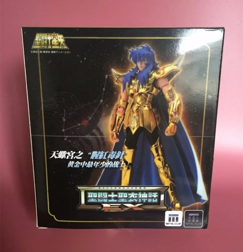 MC Metal Club Saint Seiya Cloth Myth EX 2,0 Gold Scorpio Milo модели Металлическая Ткань Фигурка S15