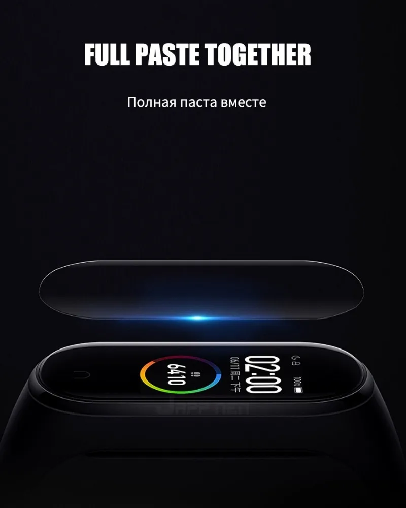 3 шт./5 шт. защитная пленка для Xiaomi Mi Band 4 умный браслет полноэкранная защита