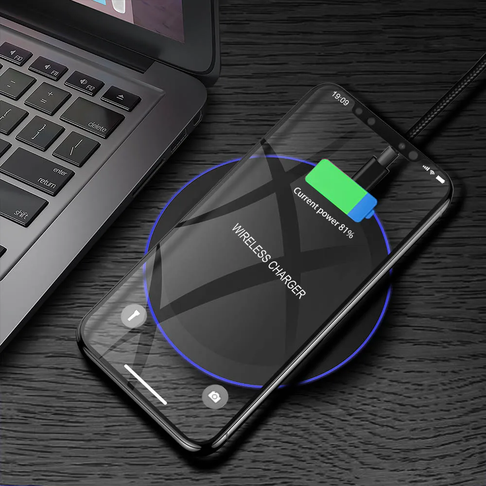 FDGAO 5 Вт Qi Беспроводное зарядное устройство для iPhone X Xs MAX XR 8 plus Быстрая зарядка Samsung