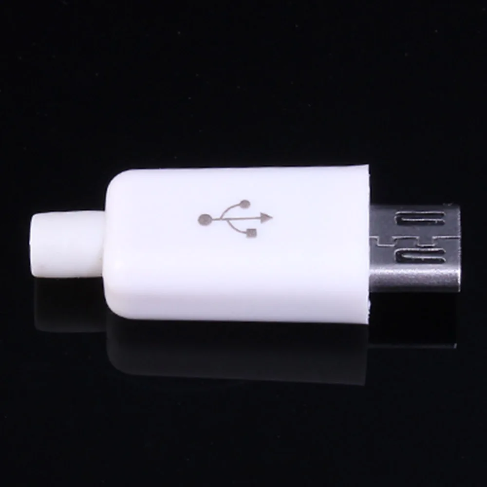 Комплект переходников для разъема Micro USB 5 P 50 шт. белая штепсельная Вилка