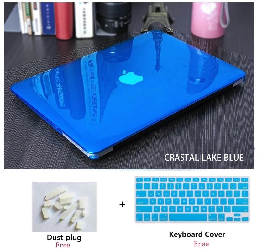 Хрустальный пластиковый жесткий чехол для клавиатуры только Apple Macbook Pro 13 дюймов с