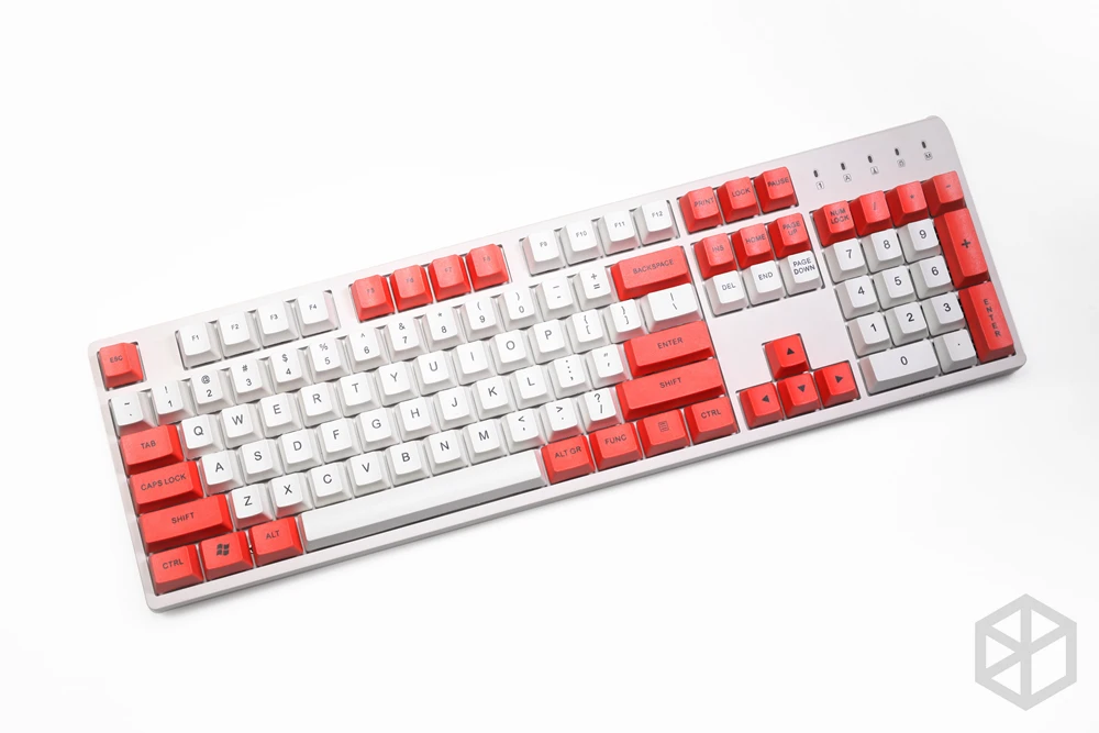 Белый и r colorway 104 oem профиль краситель Sub Keycap набор толстой PBT пластиковой