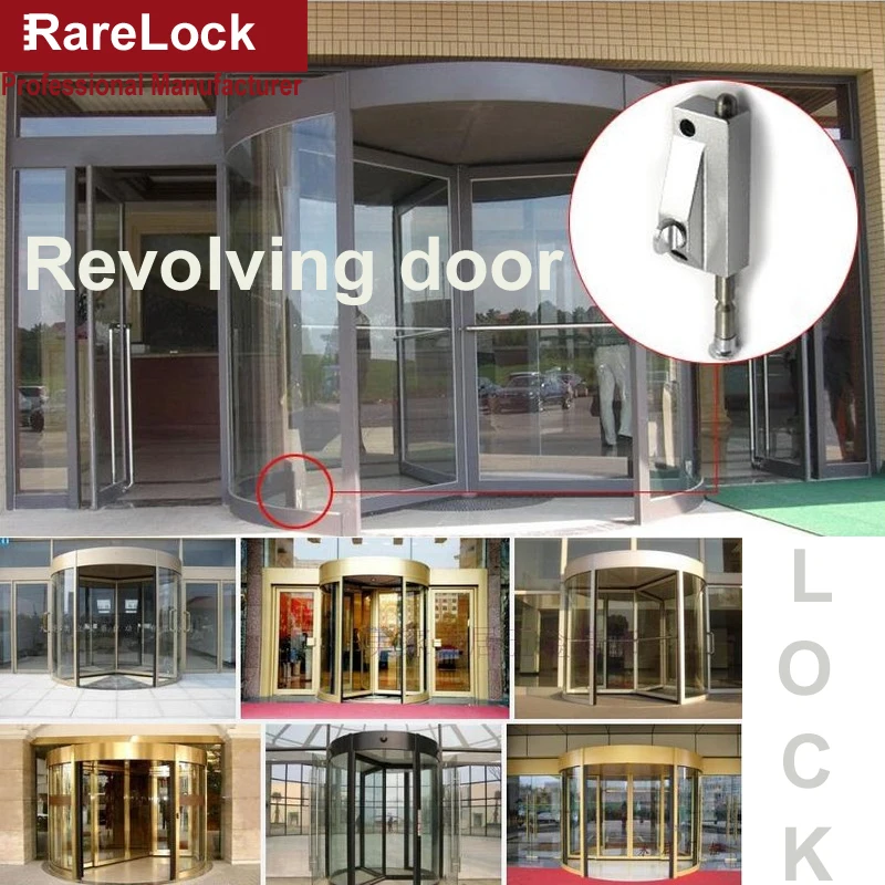 

Latch Sliding Revolving Door Lock for Hotel Office Bulding Security Furniture Hardware Bolt DIY
